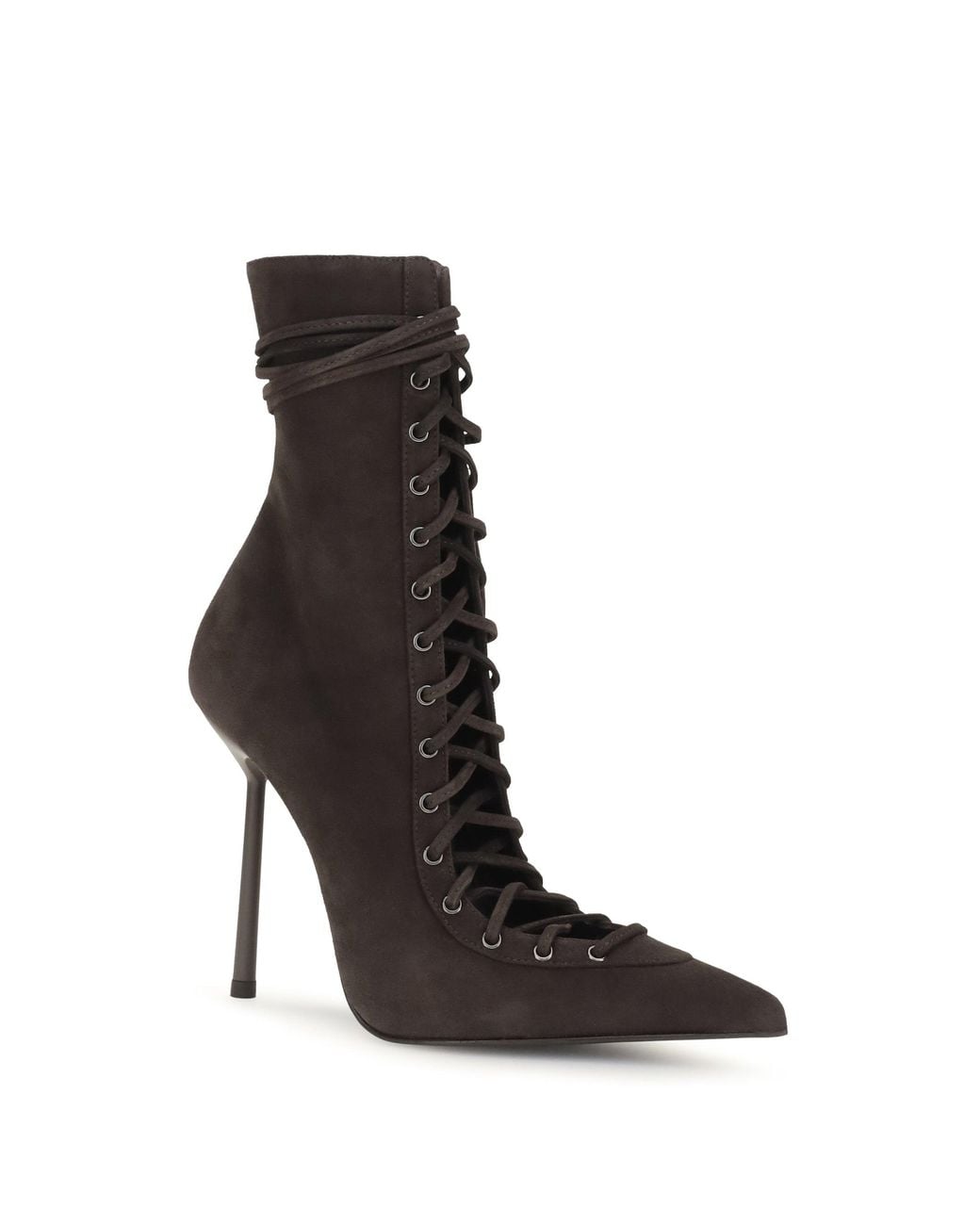 Le Silla White Colette Ankle Boots Sacher