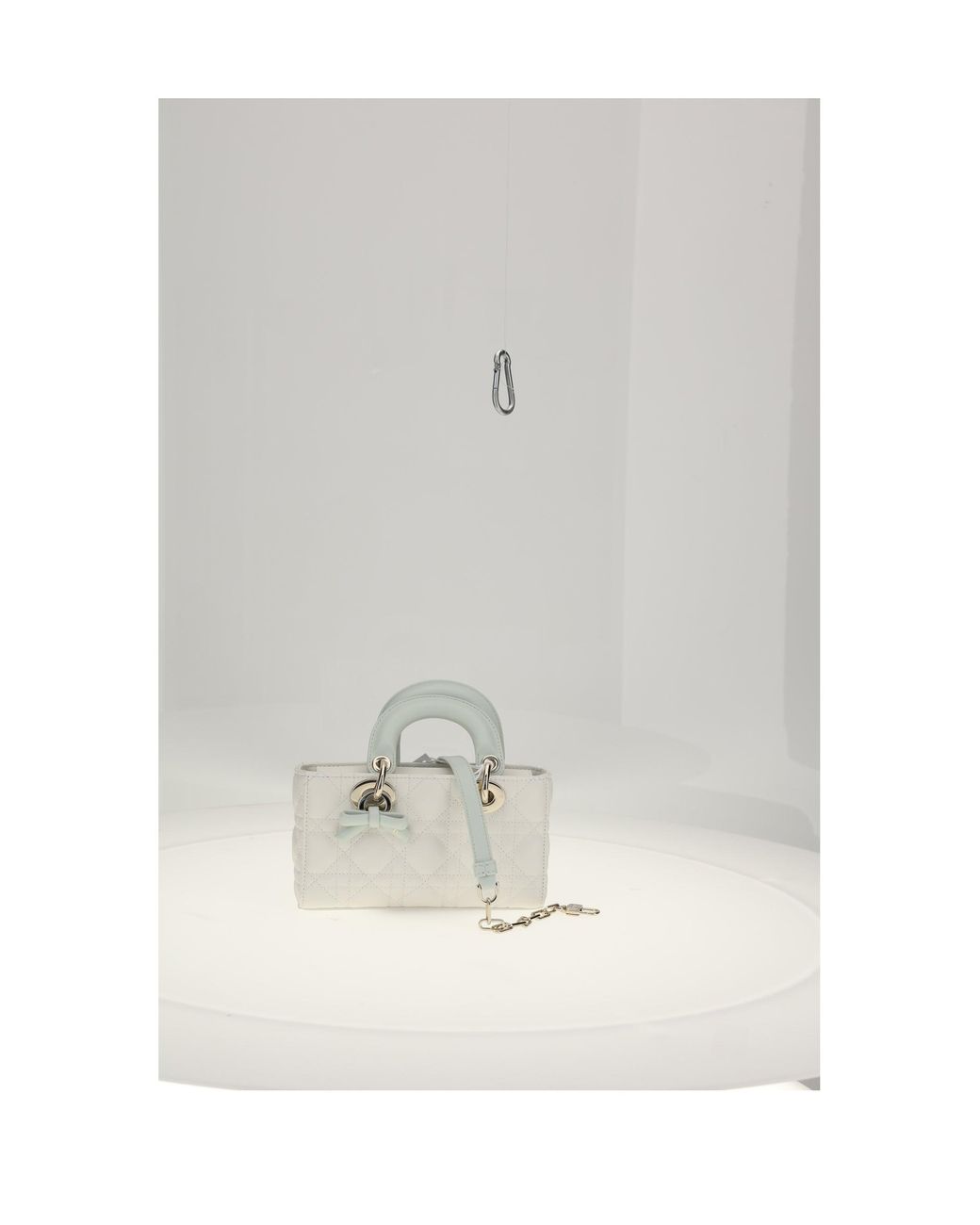 Dior Gray Djoy Mini Bicolor Latte Verde Acqua
