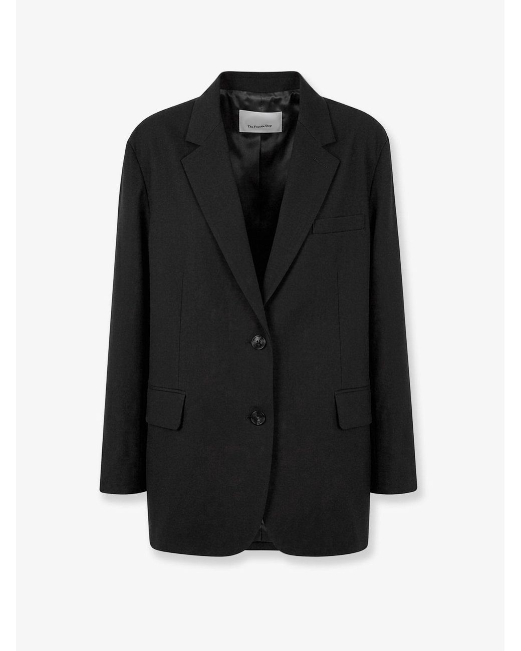 Frankie Shop Black Bea Oversized Blazer