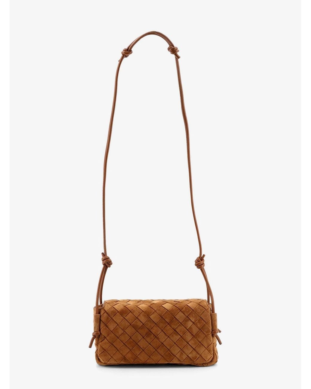 Bottega Veneta Natural Notturno Suede Pouch
