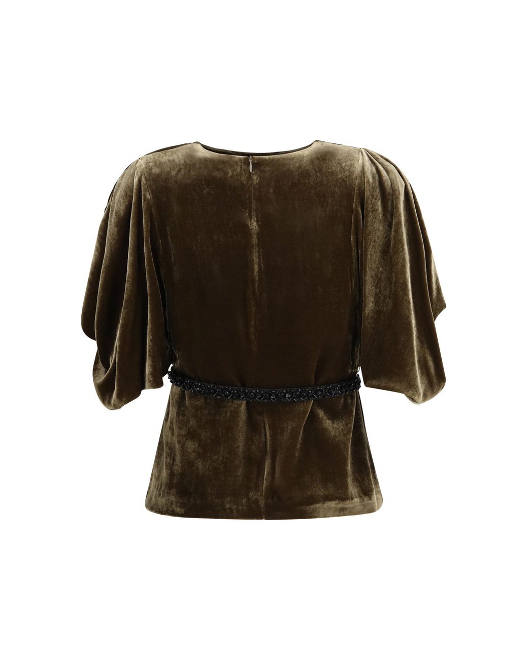 P.A.R.O.S.H. Green Velvet Top