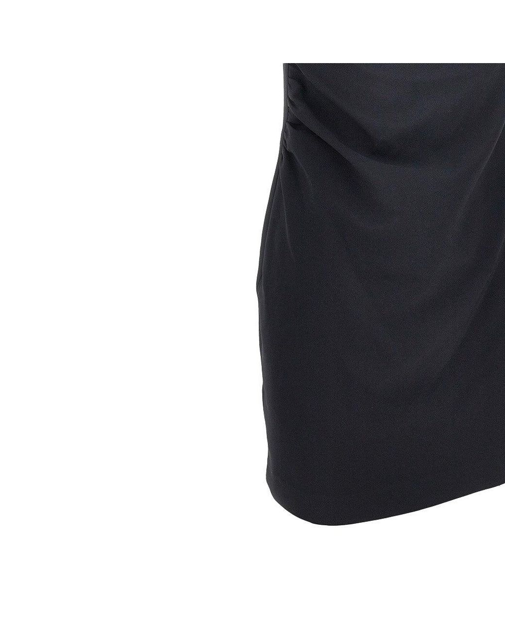 Pinko Black Stretch Crêpe Short Dress
