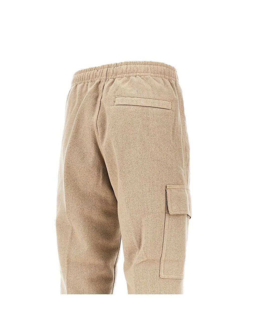 Stone Island Natural Wool-Blend Cargo Pants for men