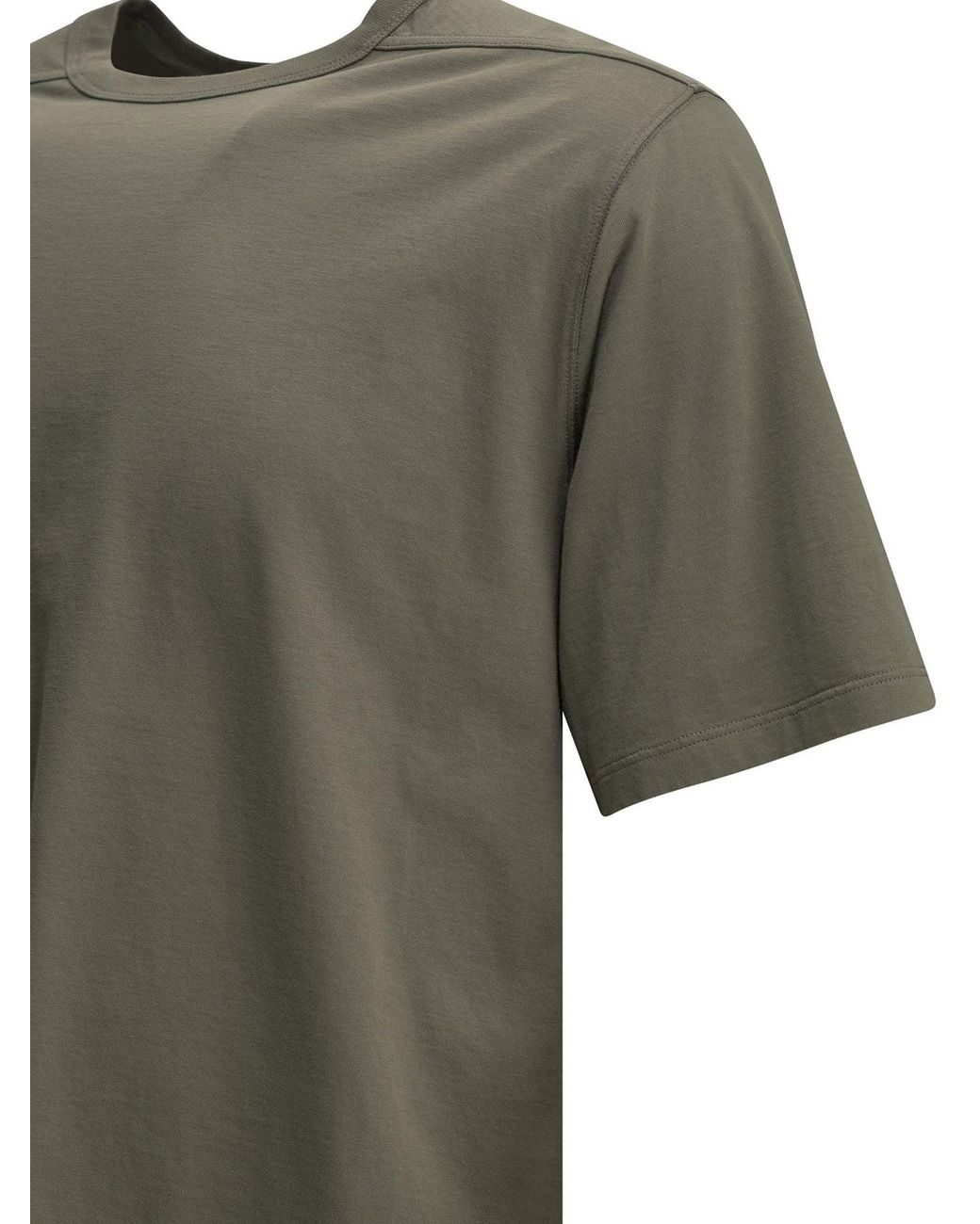 Rick Owens Green Brad Crewneck T-Shirt for men