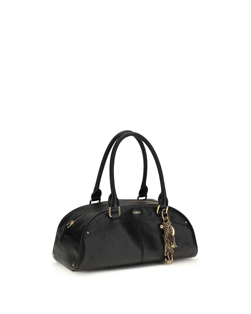 Chloé Black Chloé Bowling Handbag
