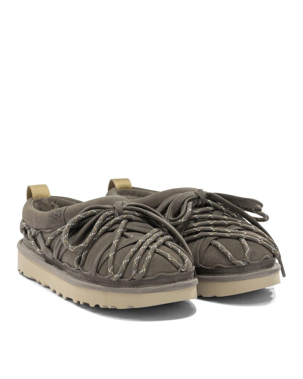 Ugg Gray Suede Rubber Loafers