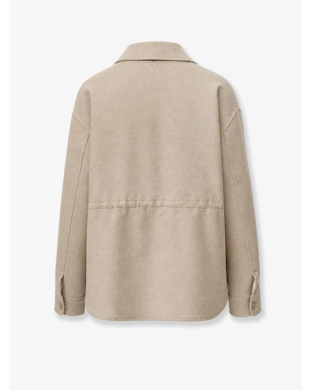 Loewe Natural Workwear Wool And Cashmere Jacket