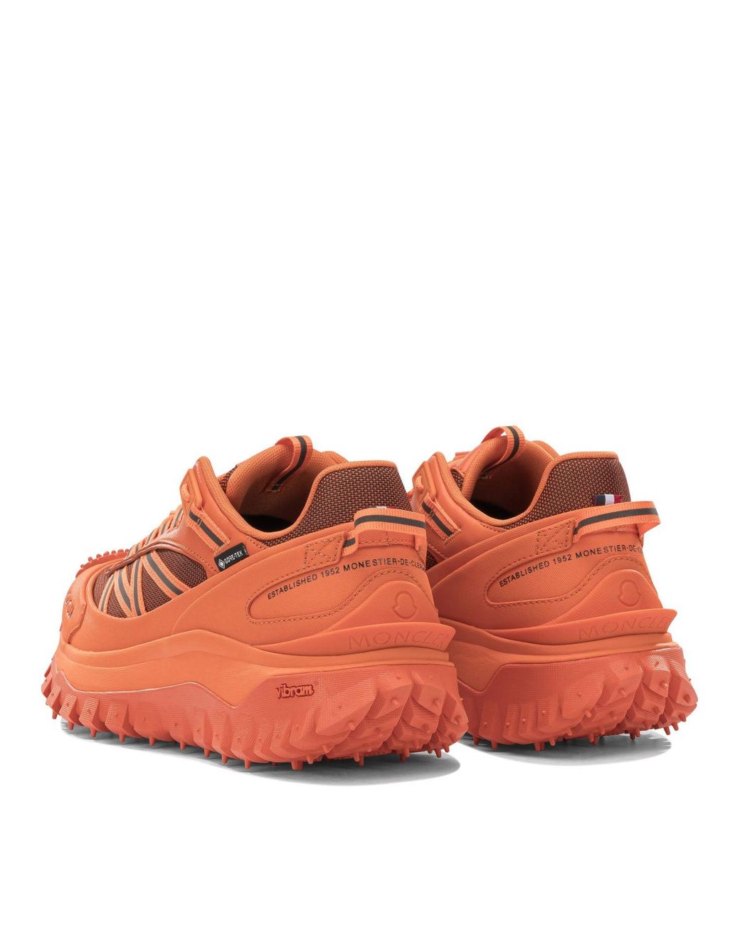 Moncler Orange "Trailgrip Gtx" Low-Top Sneakers for men