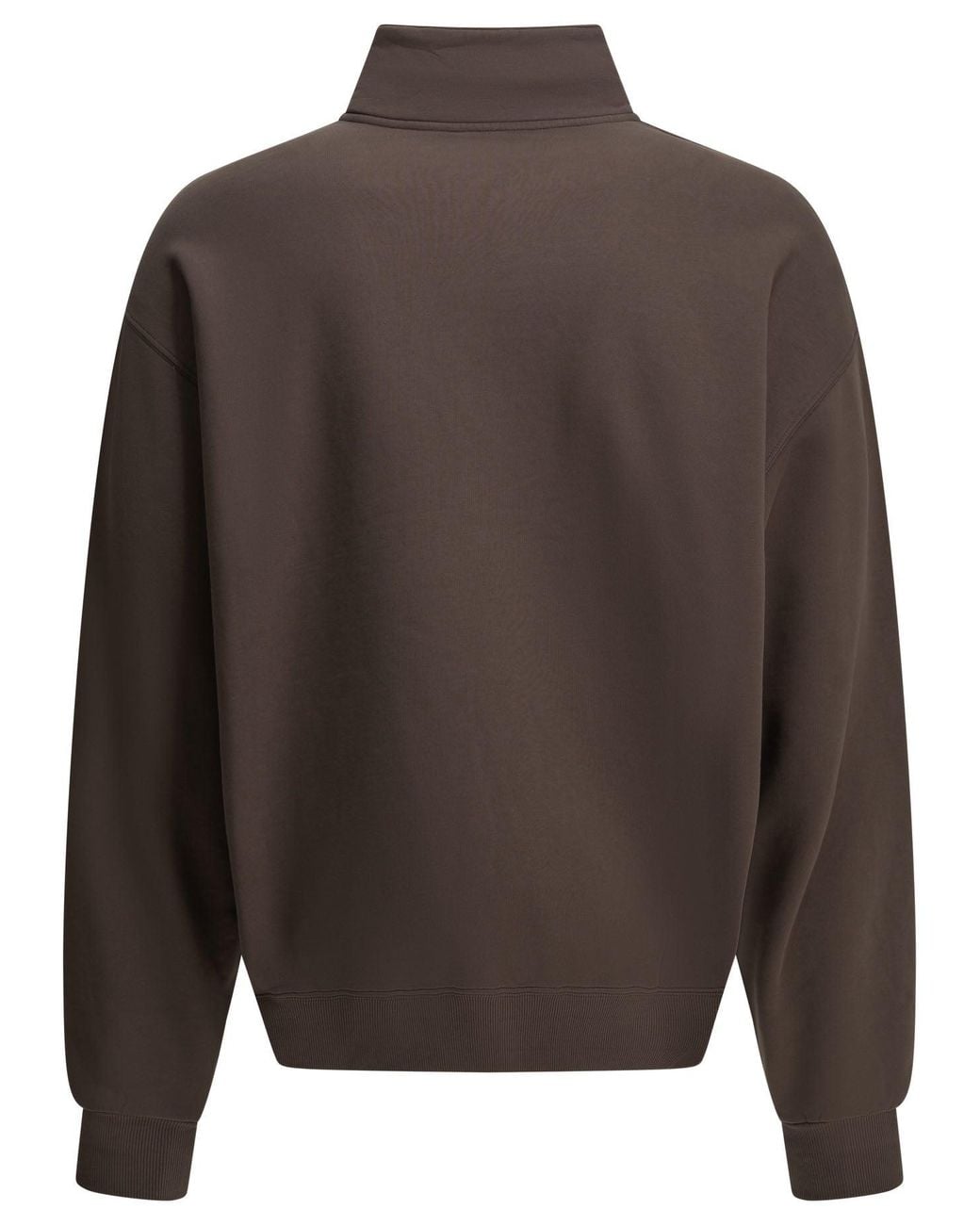 Jacquemus Gray Le Camionneur Gros Grain Half Zip Sweatshirt
