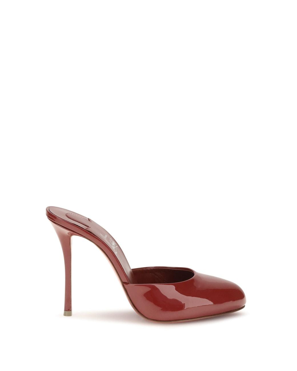 Christian Louboutin Pink Dolly Patent Leather Mules Empire