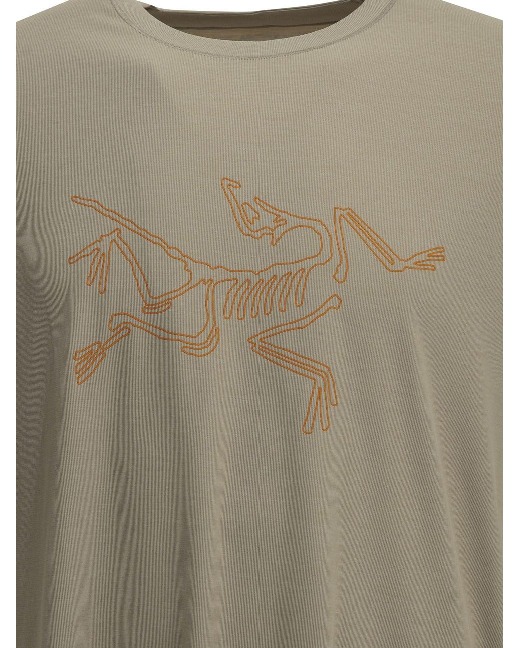 Arc'teryx Green Cormac Logo Crew-Neck T-Shirt for men