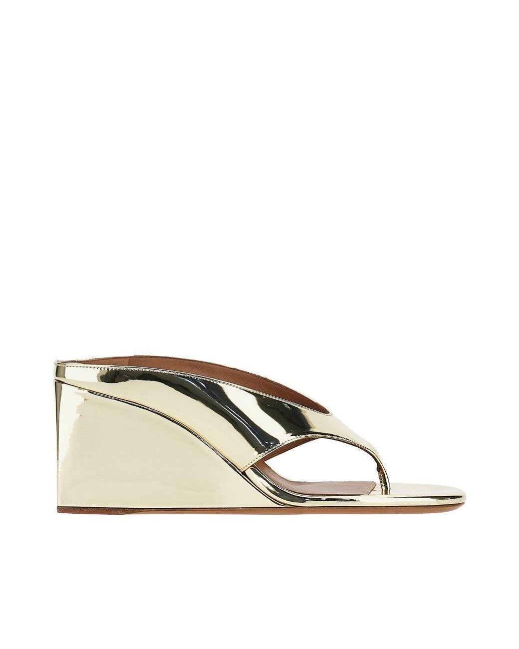 Alaïa Natural 'Cube' Thong Mules