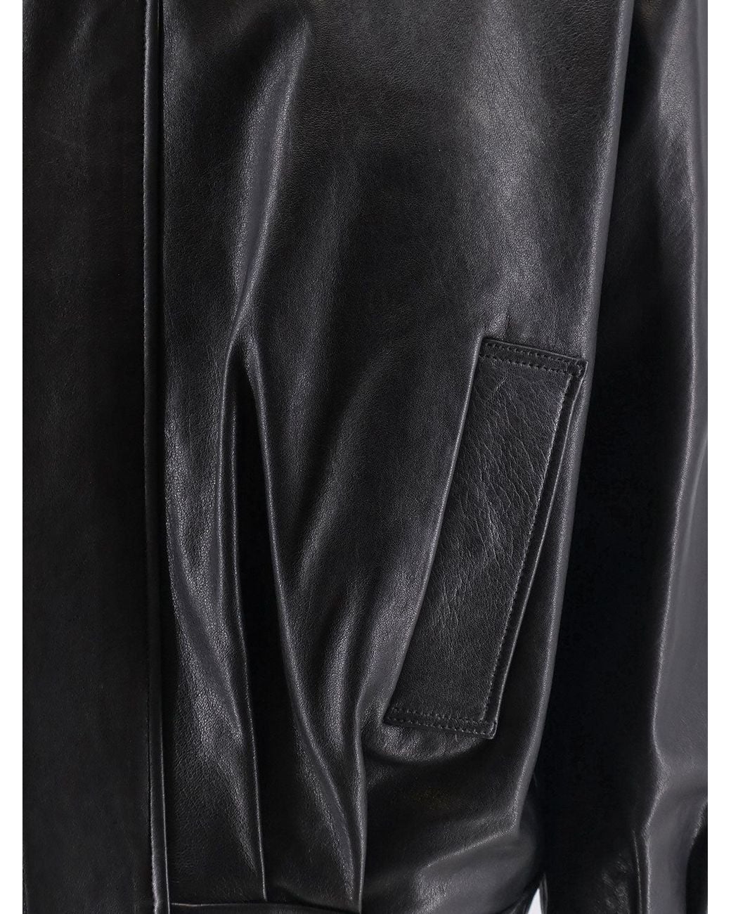 Arma Black Paulo Leather Jacket for men