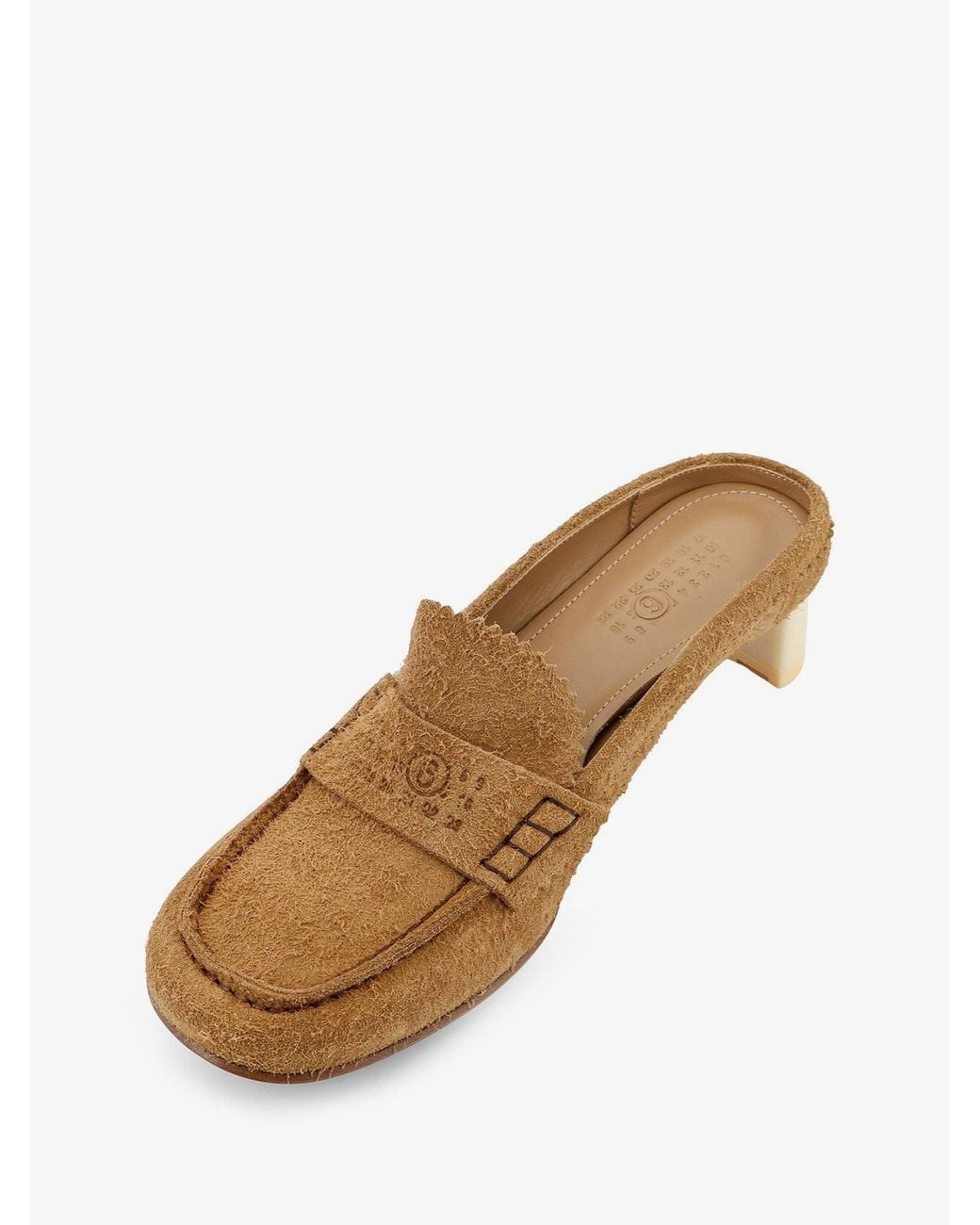 MM6 by Maison Margiela Brown Sandals Suede