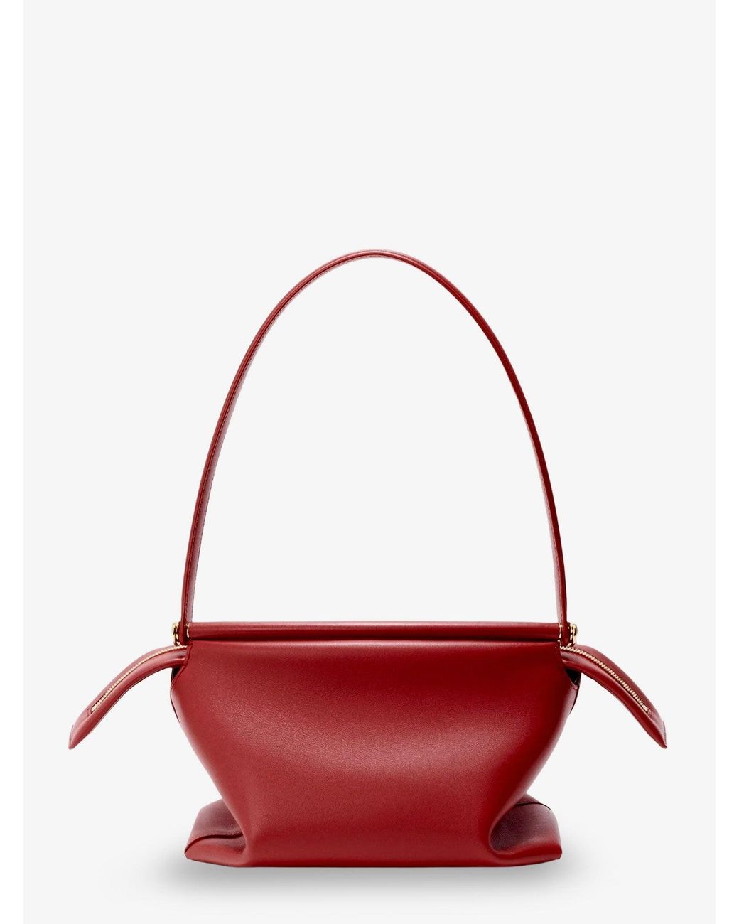 Loewe Red Whisker Small Leather Handbag
