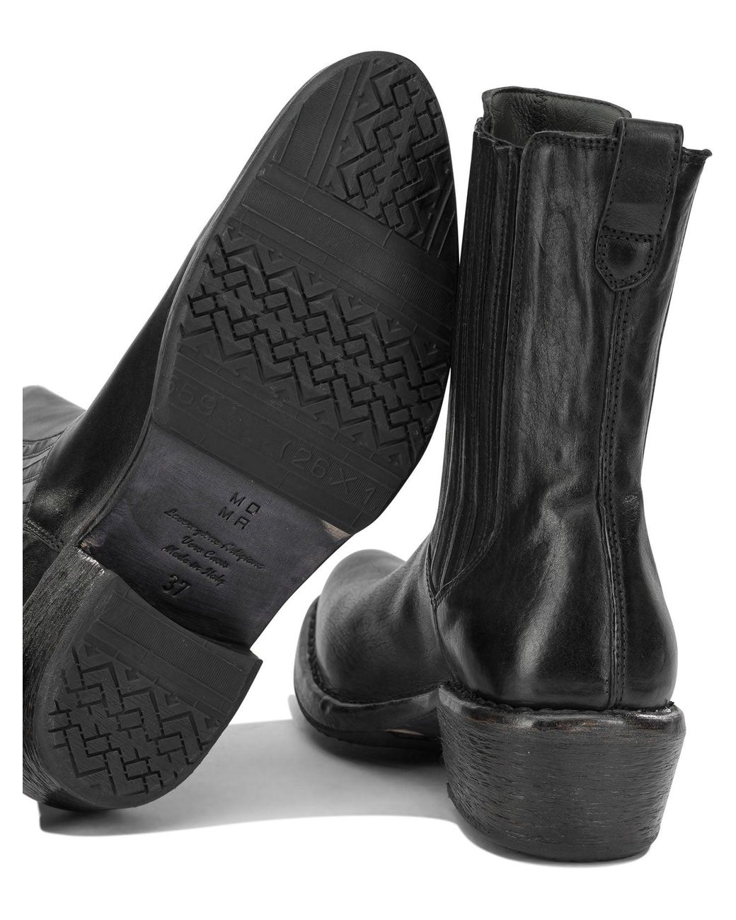Moma Black "Dallas 50Mm" Cowboy Boots