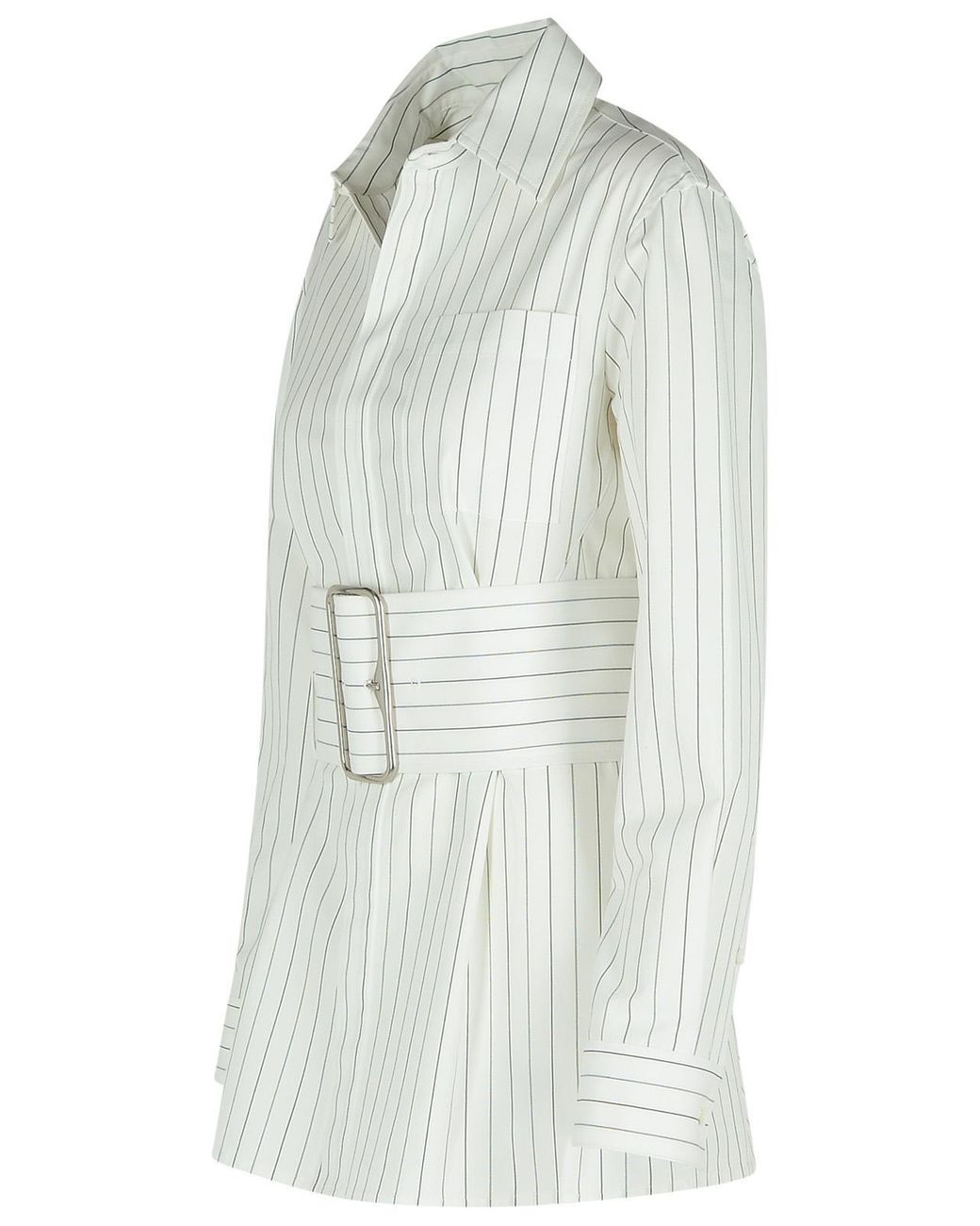 Burberry White Cotton Dress