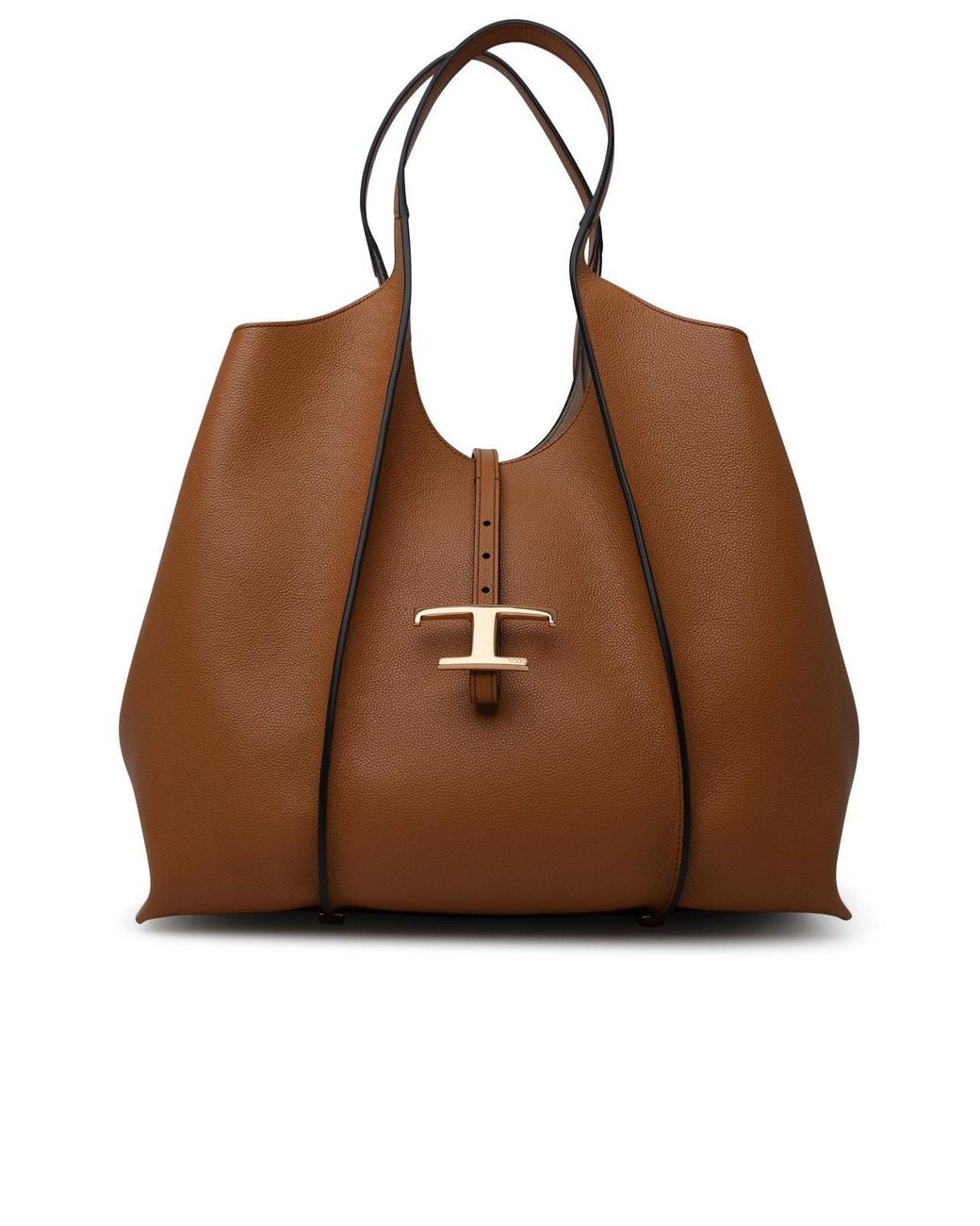 Tod's Brown Timeless Leather Shoulder Bag