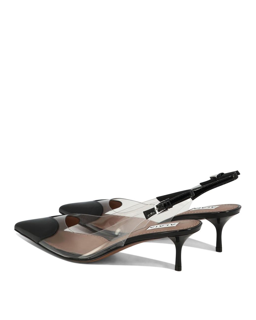 Alaïa Metallic "Cœur 55 Mm" Slingbacks