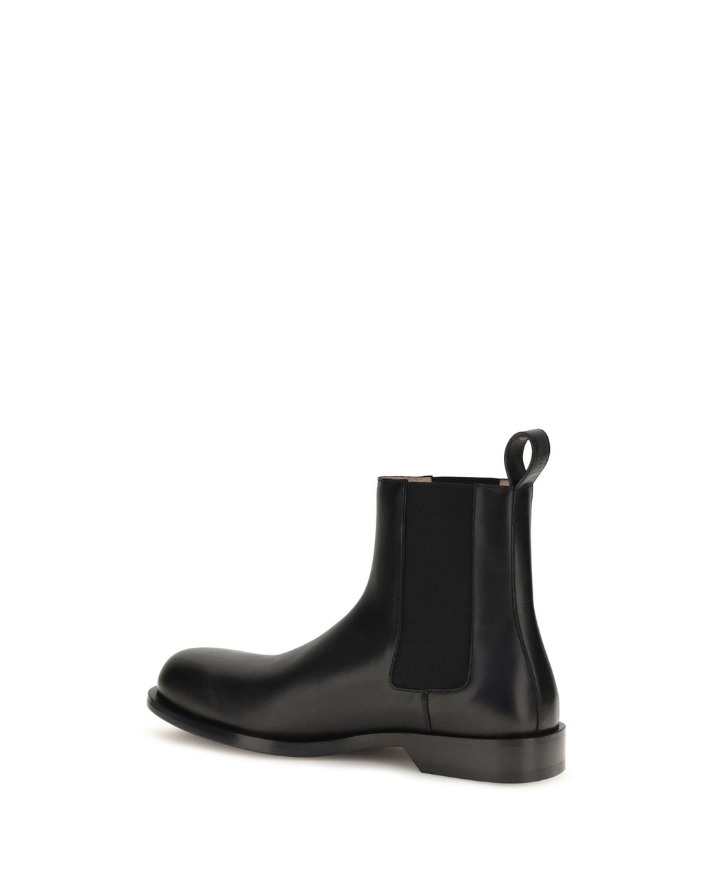 Loewe Black Chelsea Boots Bobine Polished Leather Calf for men