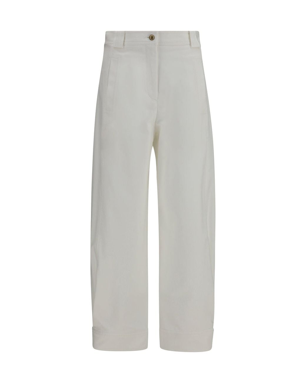 Max Mara Gray Adorni Cropped Pants Vela