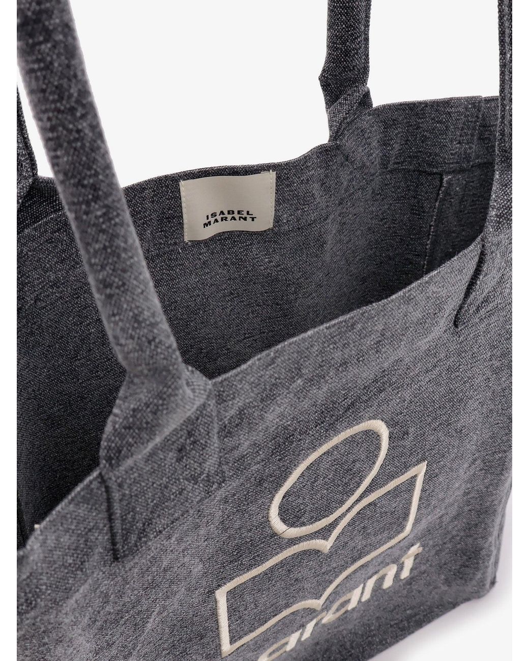 Isabel Marant Black Small Yenky Cotton Shoulder Bag