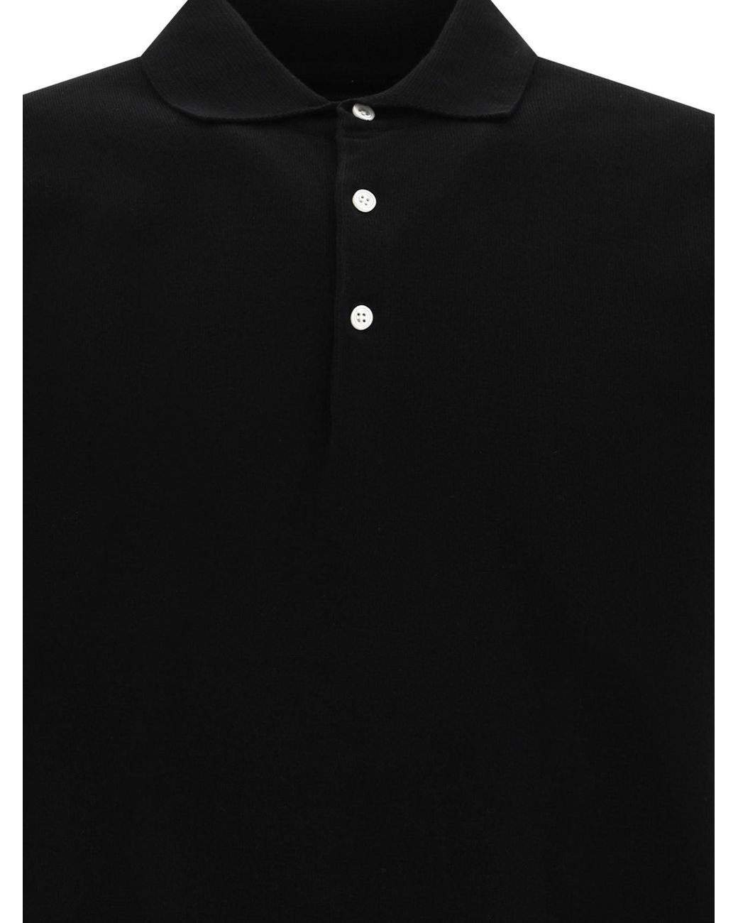 Beams Plus Black "12 G" Polo Shirt for men