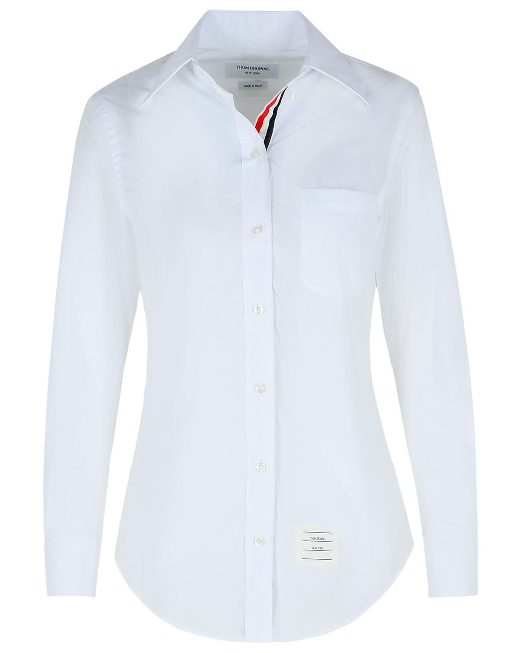 Thom Browne White Cotton Shirt