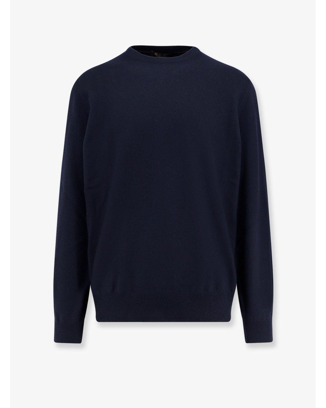 Loro Piana Blue Baby Cashmere Sweater for men