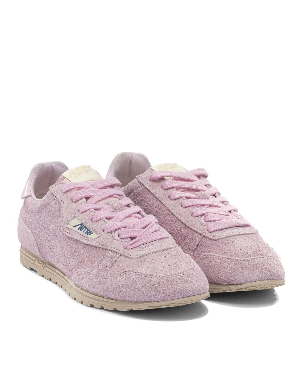 Autry Purple Cow Leather Sneakers
