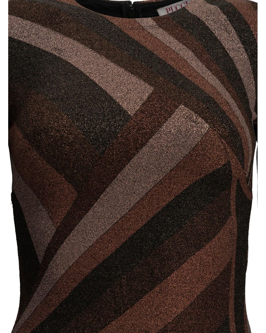 Emilio Pucci Black "Iride" Long Dress
