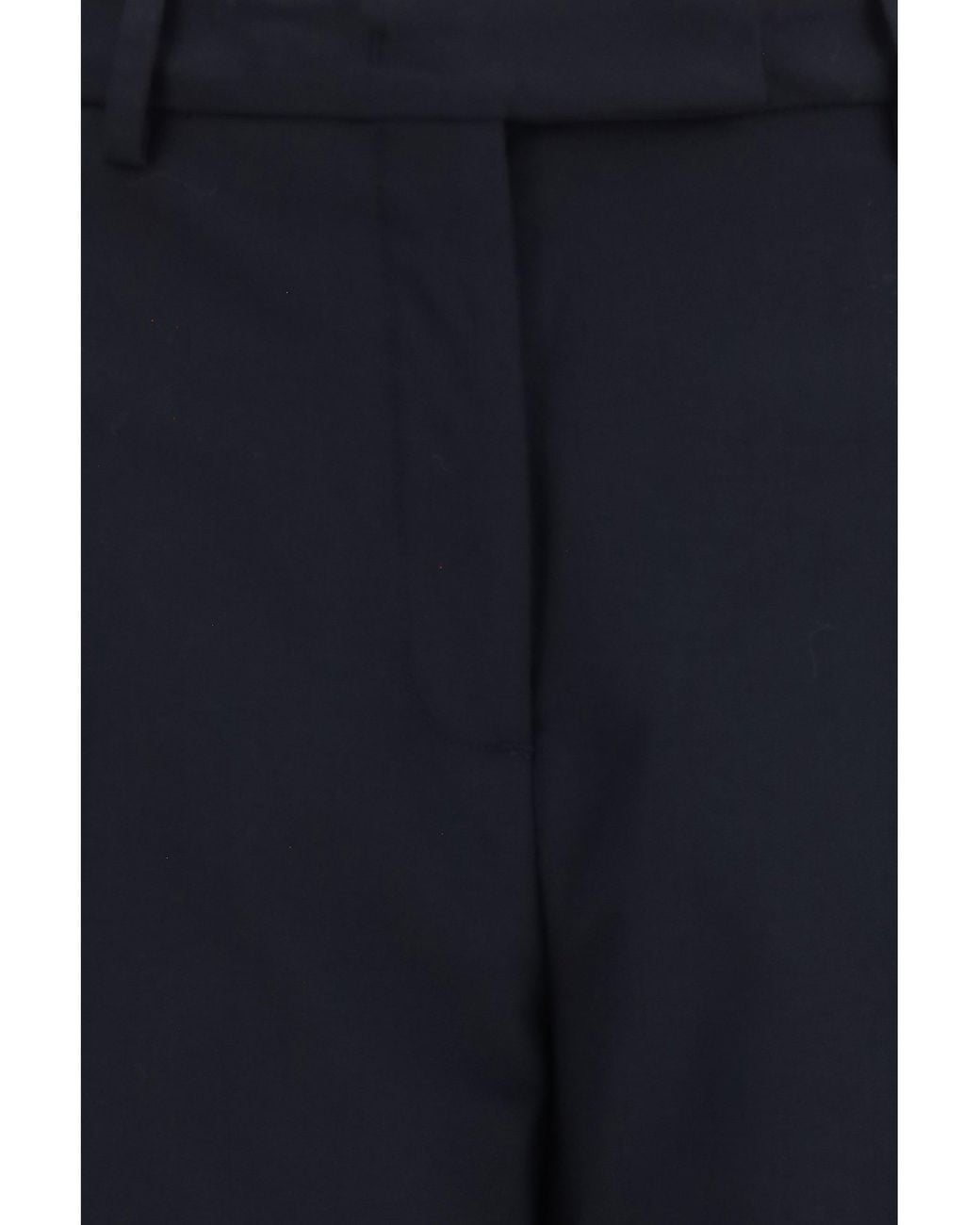 THE LATEST Blue Straight-Leg Wool-Blend Pants Night