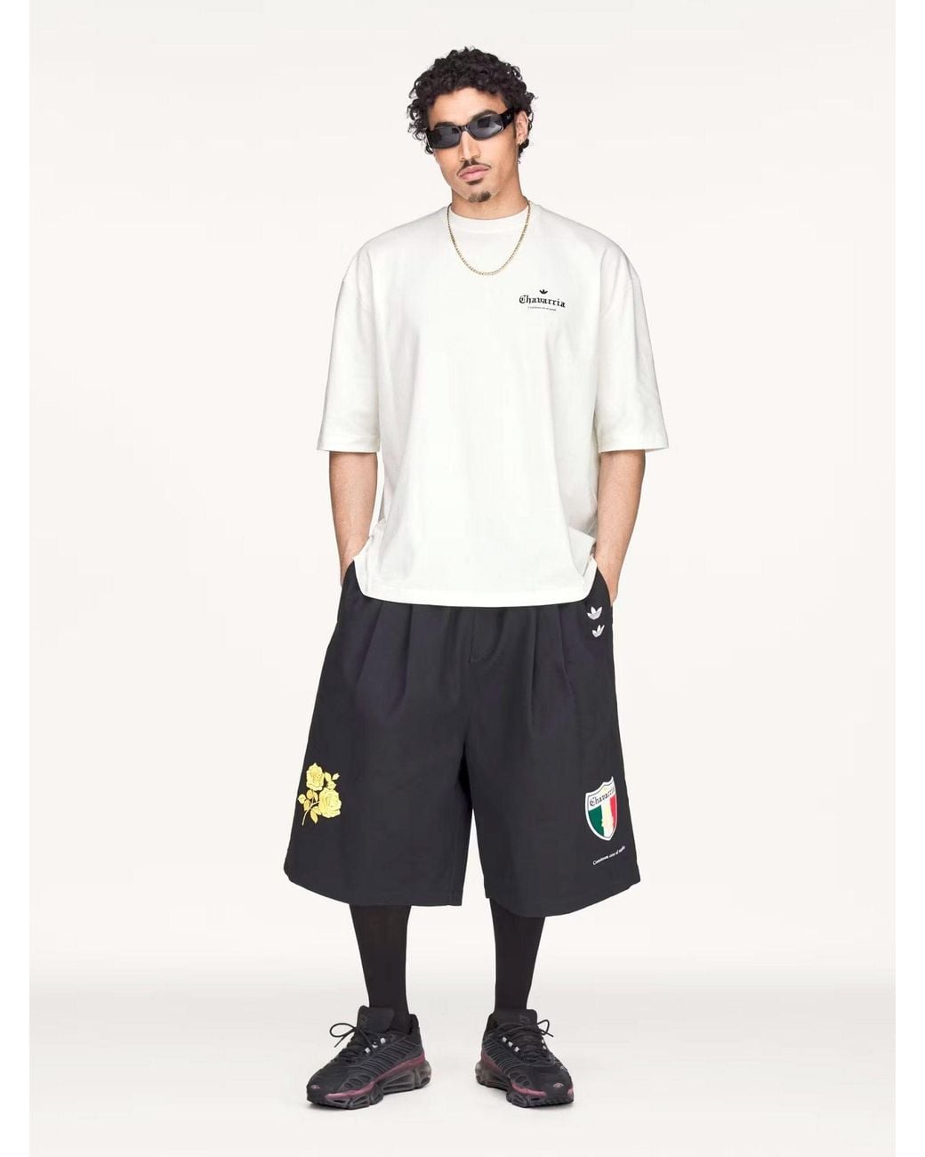 ADIDAS X WILLY CHAVARRIA White Graphic Cotton T-Shirt for men