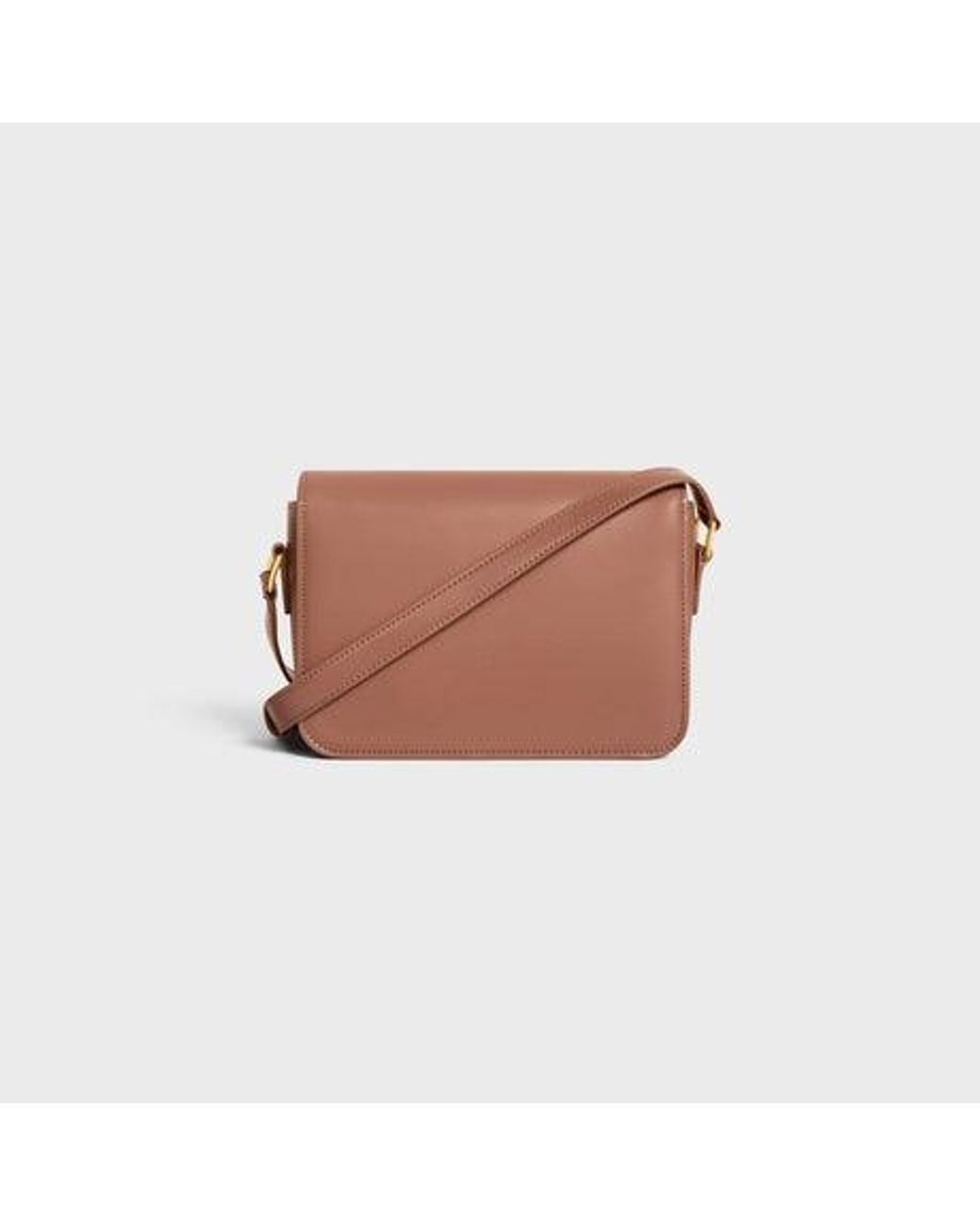 Céline Brown "Teen Triomphe" Crossbody Bag