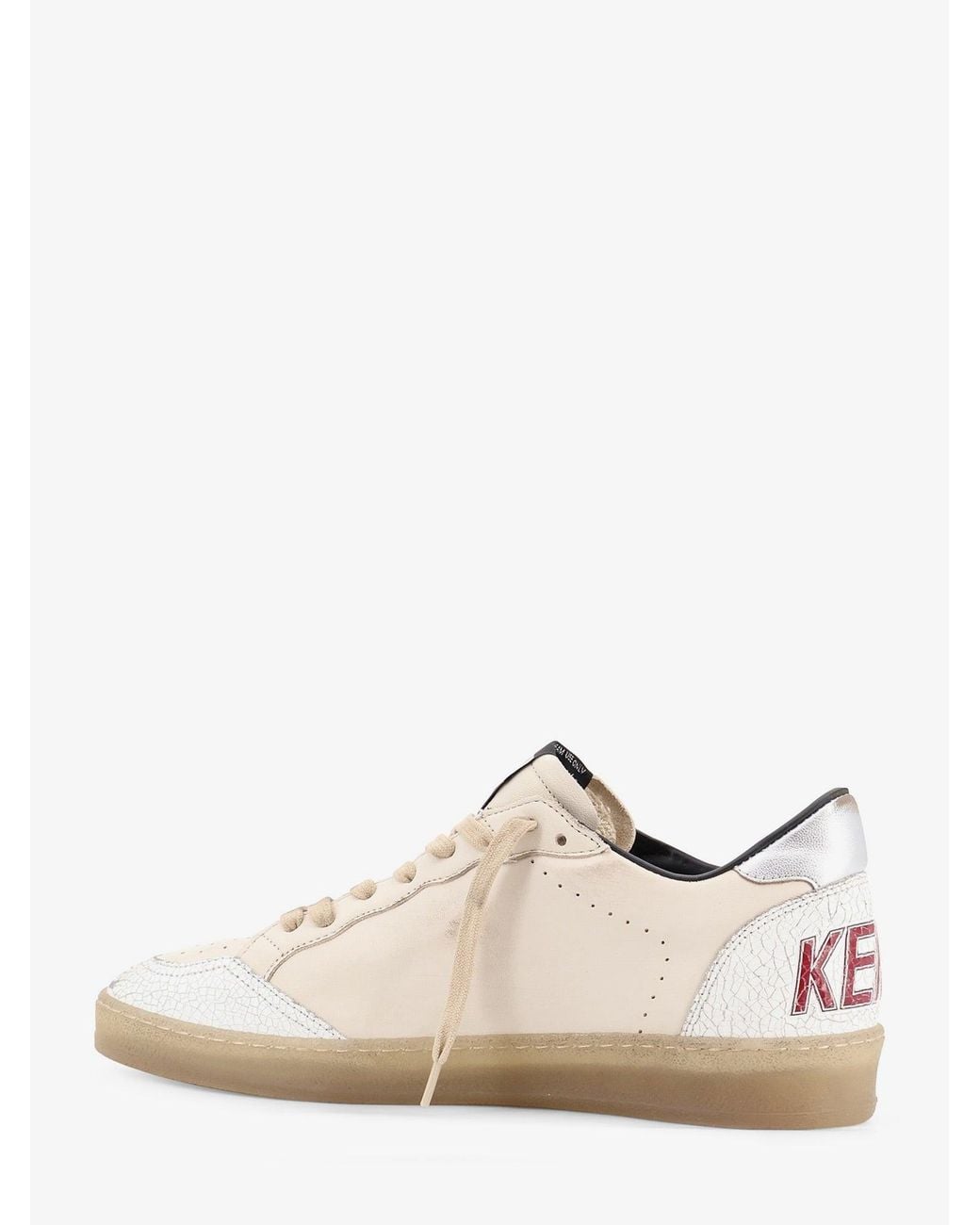 Golden Goose Deluxe Brand Pink Ballstar Leather Sneakers for men