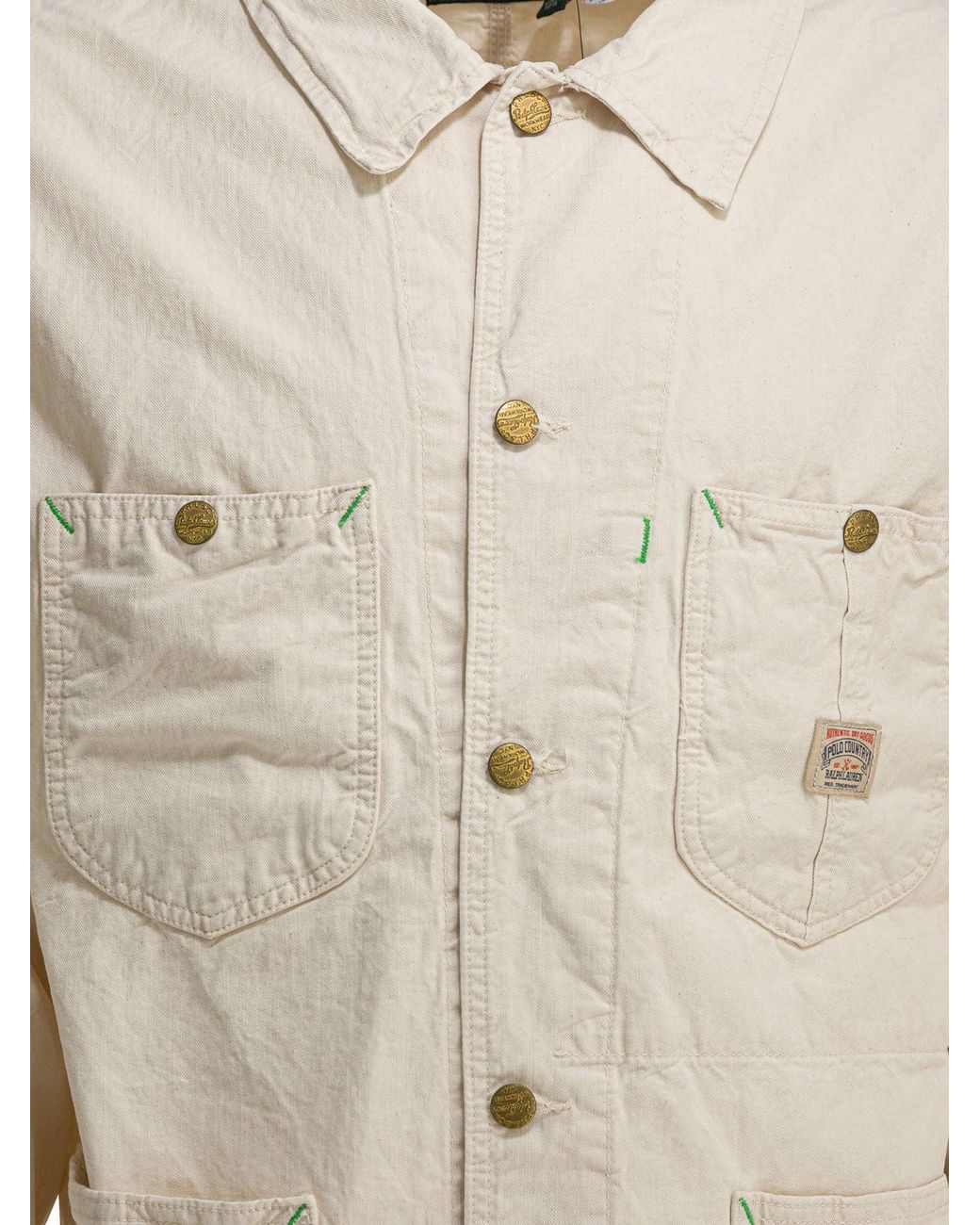 Polo Ralph Lauren Natural "Waldron" Overshirt Jacket for men