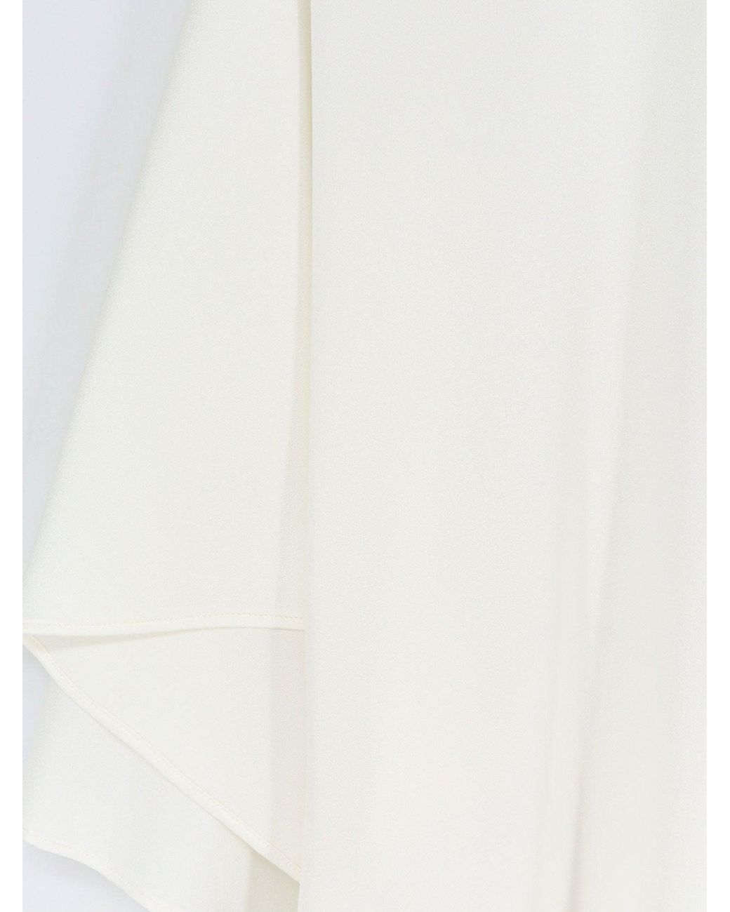 Stella McCartney White Handkerchief Satin Top