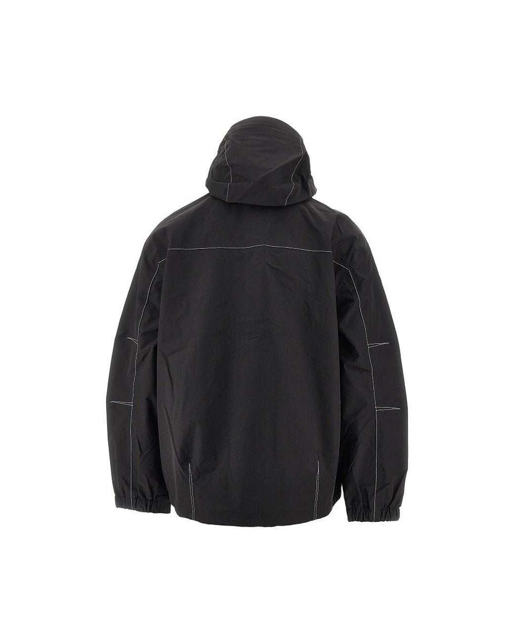 POLAR SKATE Black Cargo Shell Jacket for men