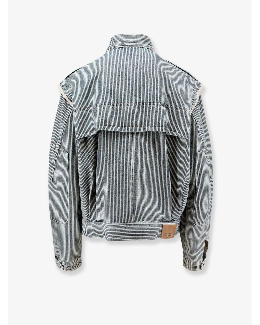 Isabel Marant Gray Marant Etoile Edany Cotton Twill Jacket