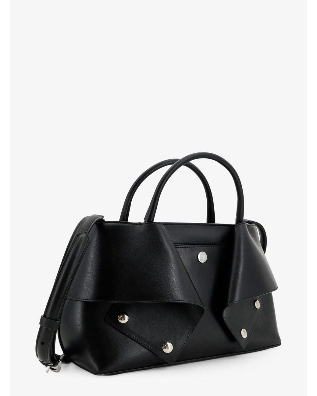 Totême  Black Mercer Small Leather Handbag