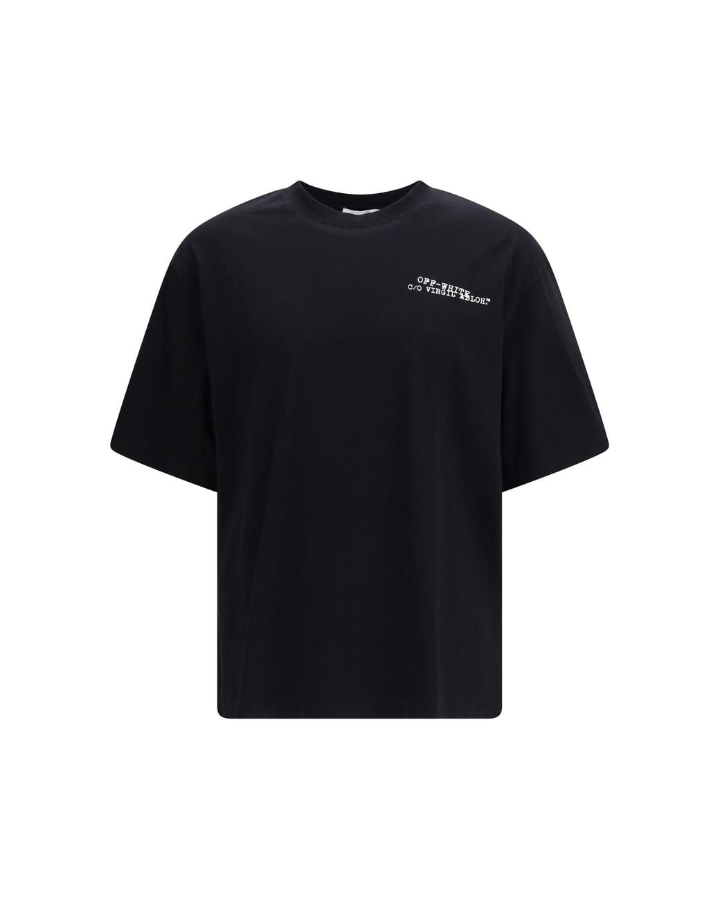 Off-White c/o Virgil Abloh Black Type Arrow Skate T-Shirt for men