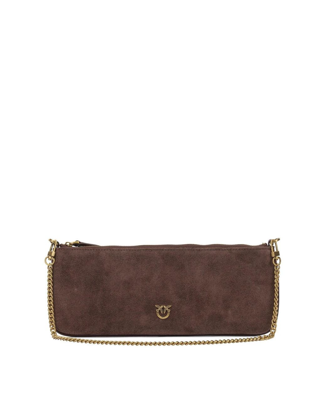 Pinko Brown Clutch Bag