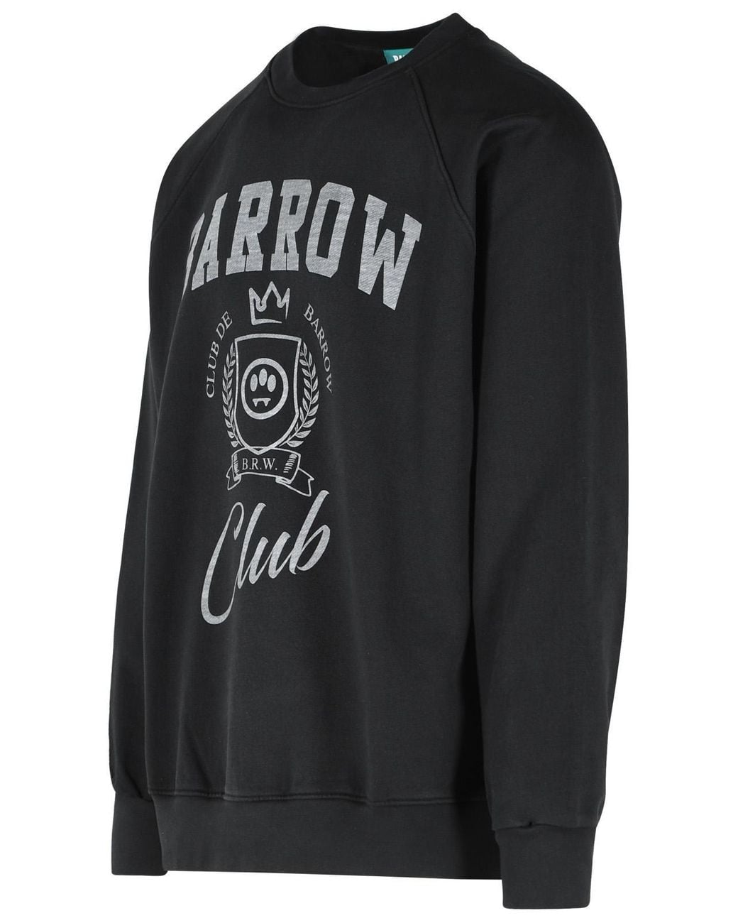 Barrow Black Cotton Sweatshirt for men