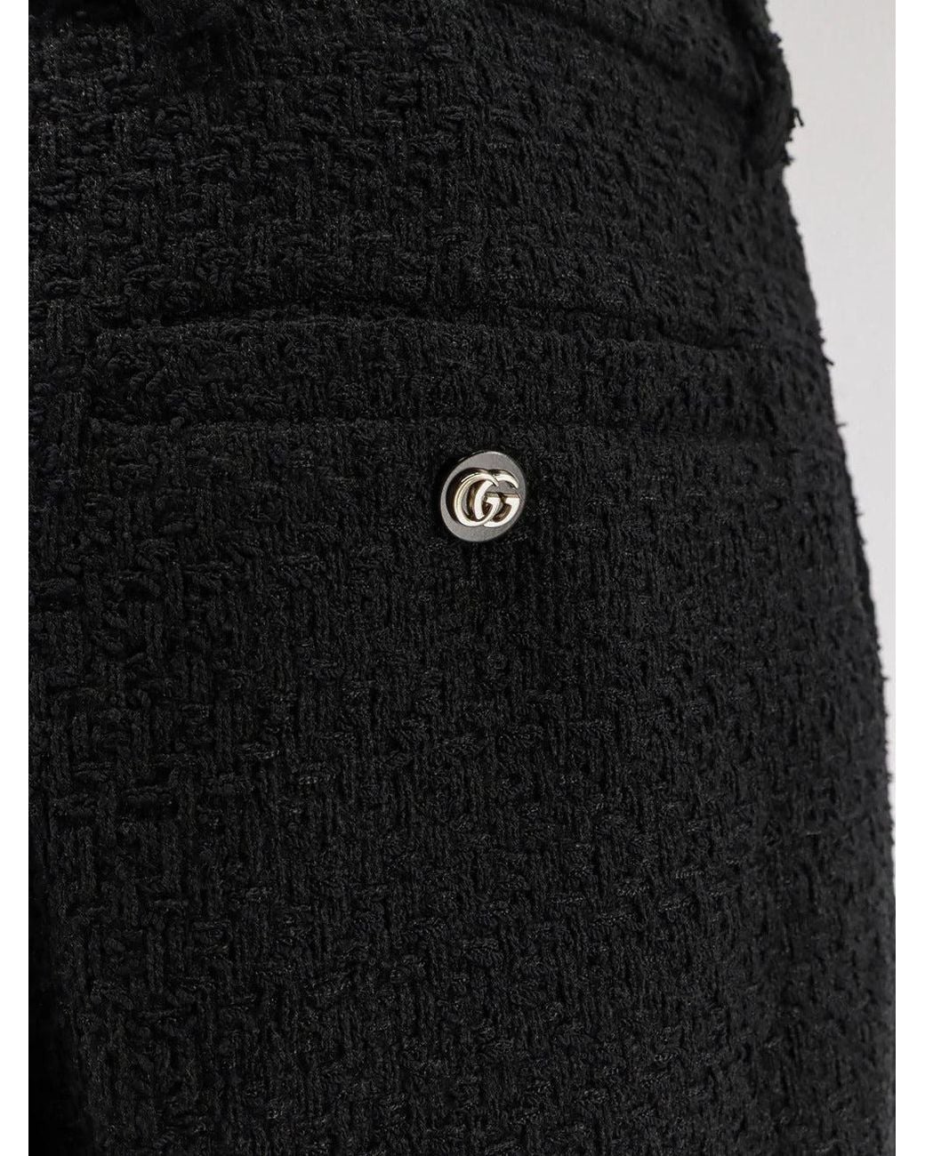Gucci Black Wool Pants