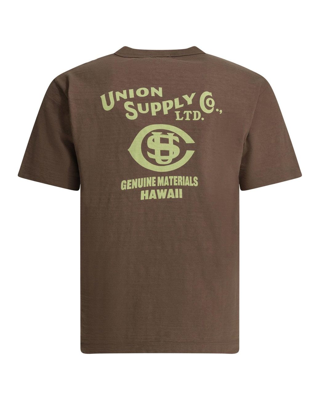 Sun Surf Brown Crewneck T-Shirt for men