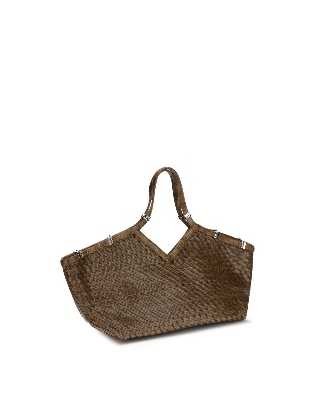 Benedetta Bruzziches Brown Usha La Grande Handbag