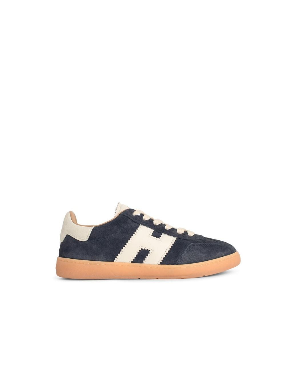 Hogan Blue Silk And Nylon Low-Top Sneakers