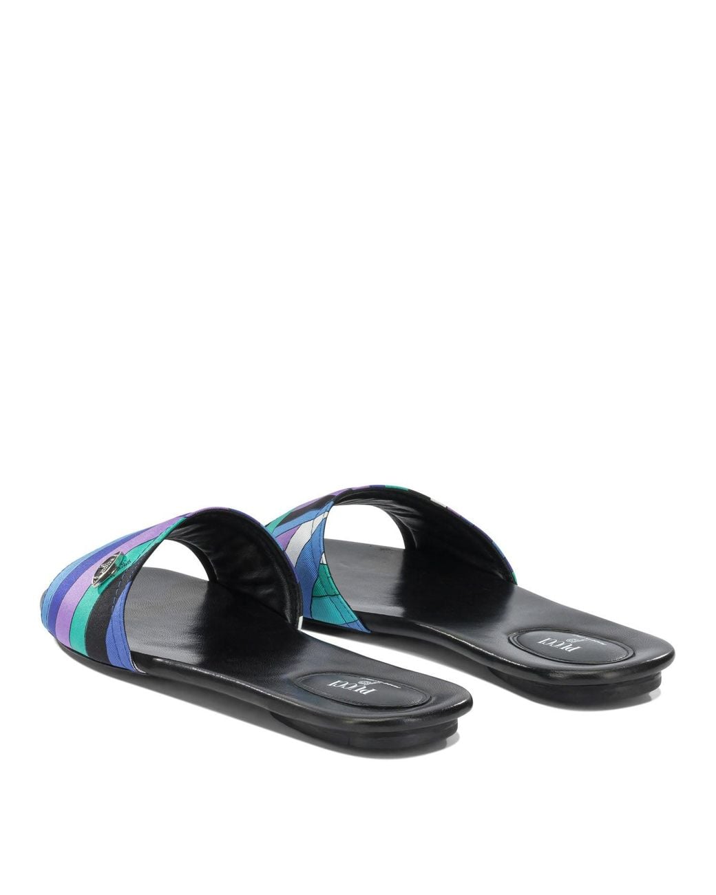 Emilio Pucci Blue "Yummy" Slide