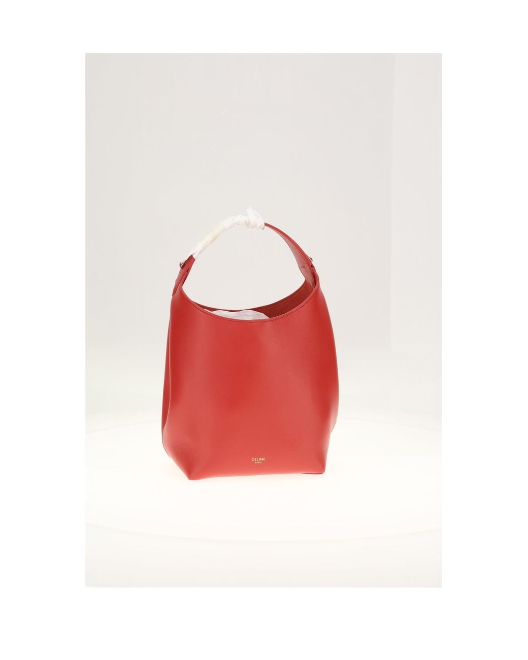 Céline Red Teen Hobo Ultra