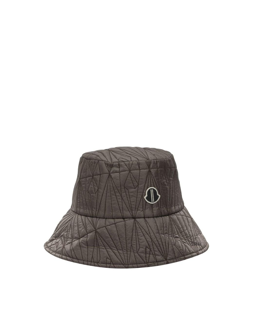 Rick Owens Brown Padded Bucket Hat